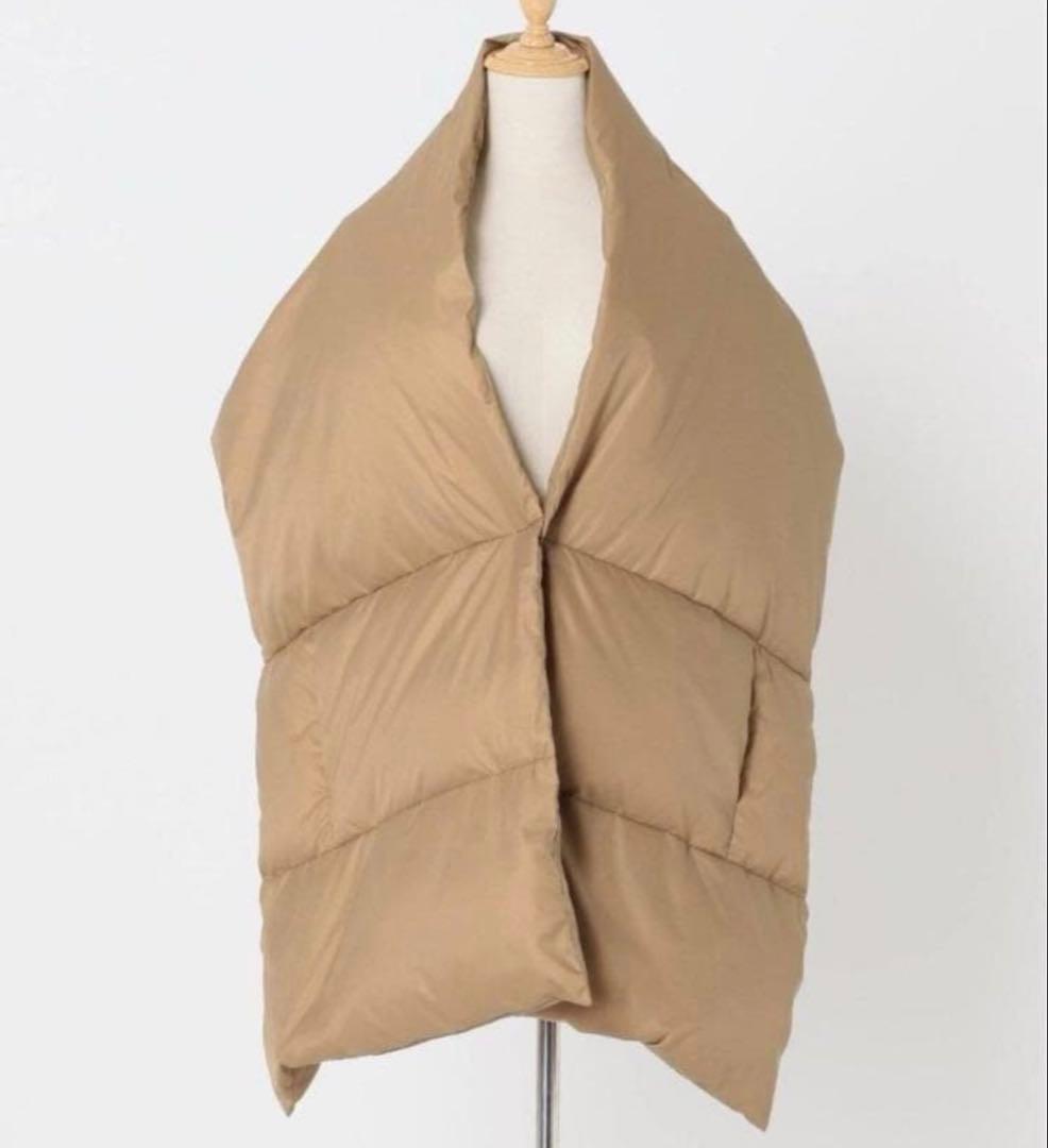 plage ダウンストール ベージュ