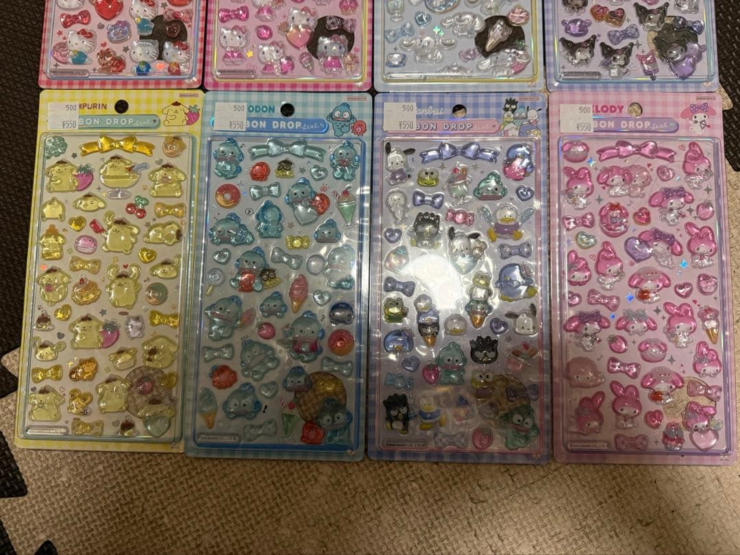 サンリオ　ボンボンドロップシール　正規品　第2弾　全種類セット　フルコンプリート