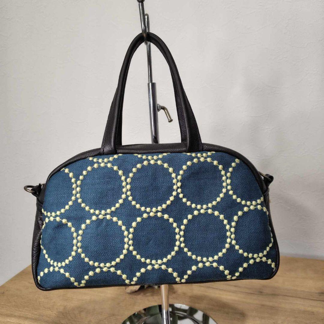 マ*♡様 ミナペルホネン/tambourineタンバリングリーン×クリーム/ラウ