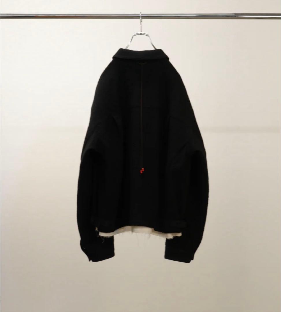 パ*ン様 ancellm SHRINK WOOL LAYERING JACKET