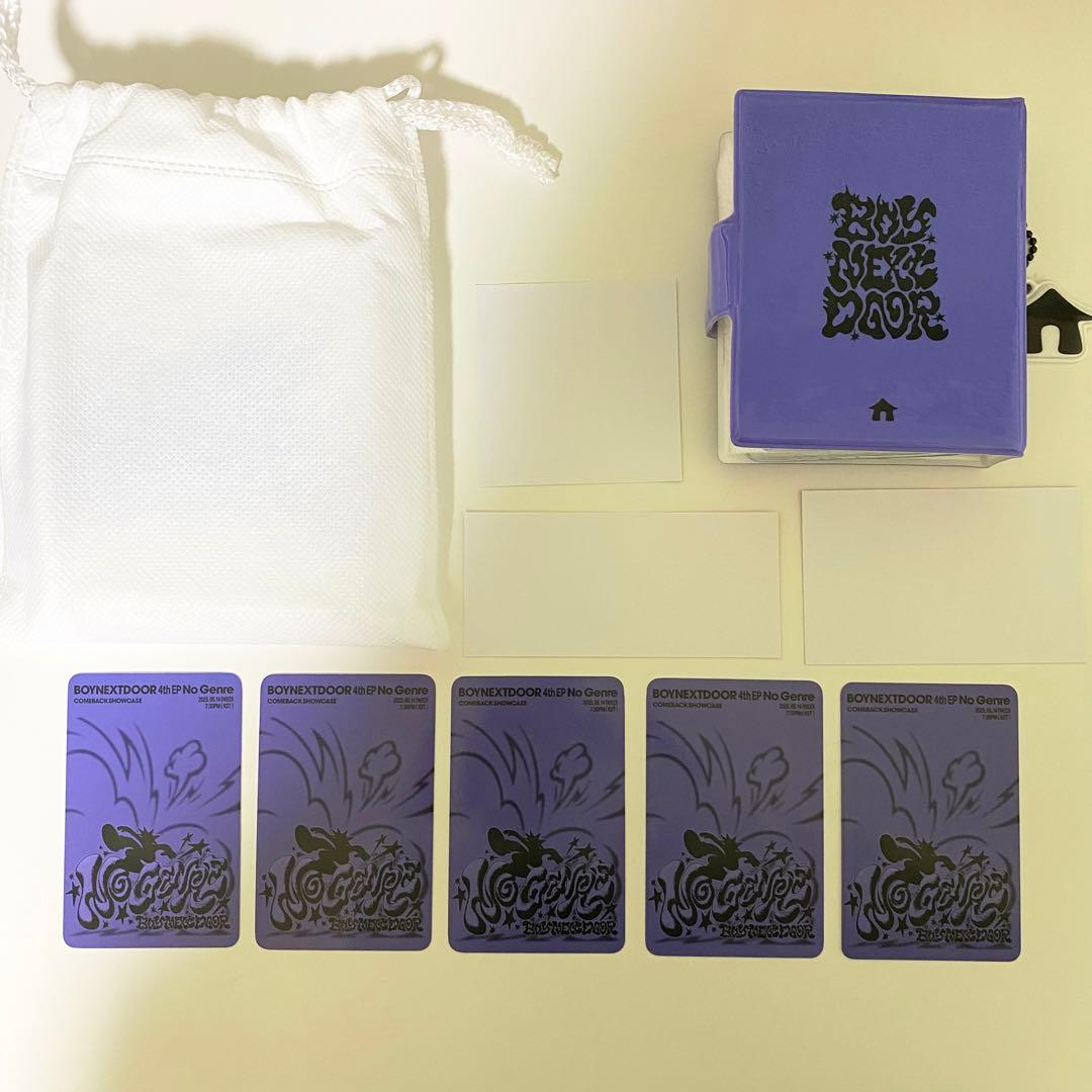 boynextdoor NO GENRE showcase 入場特典　ショケ