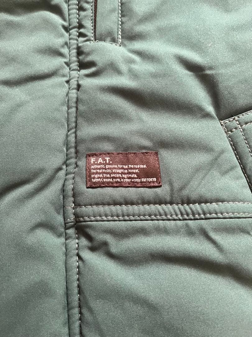FAT エフエーティー　DUBTILITYリバーシブル パファージャケット