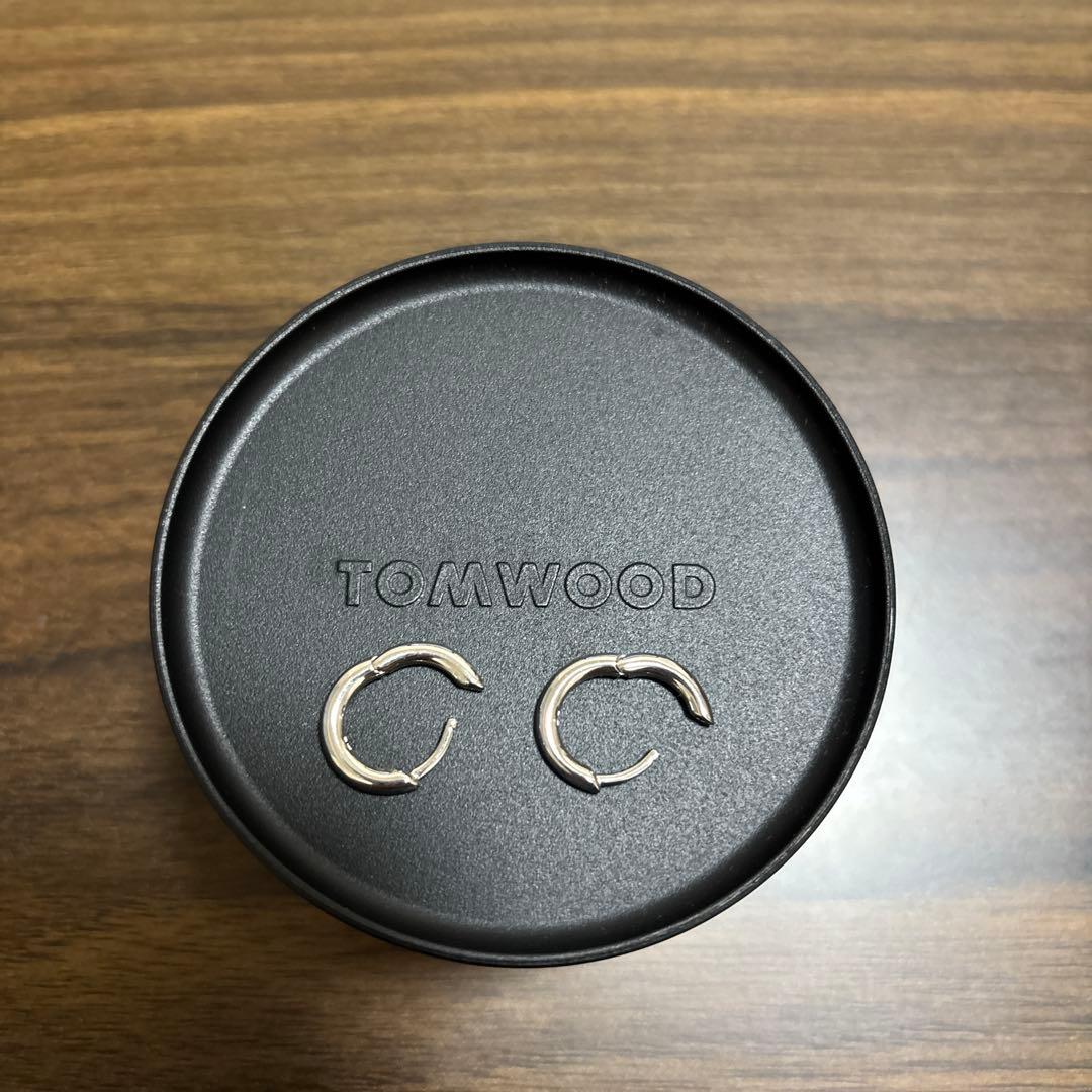 TOMWOOD シルバー フープピアス