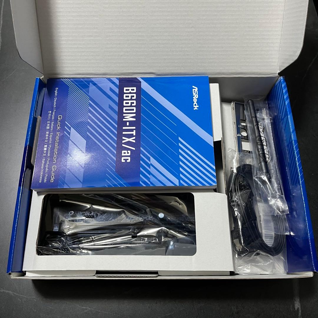 ASRock　B660M-ITX/ac　Wi-Fi　付属品・外箱付き