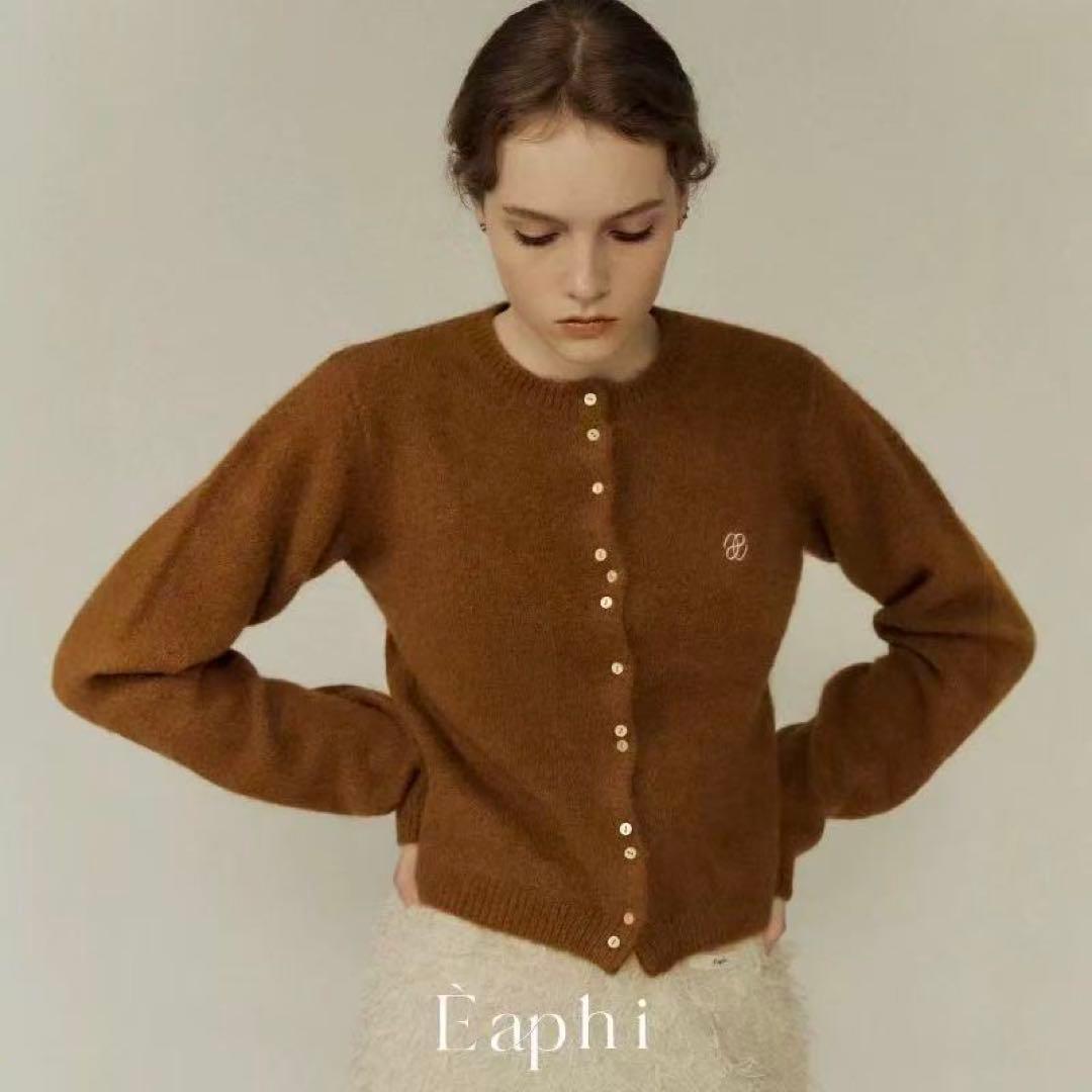 【eaphi】ALPACA MOHAIR CARDIGAN
