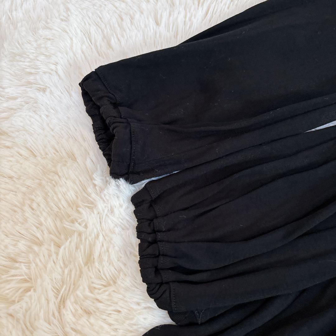 ヴィヴィアンウエストウッド 裾バルーン ワンピース　オーブ刺繍　バックリボン