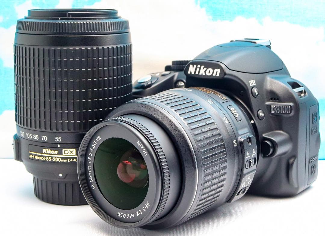 ニコン Nikon D3100⭐️スマホに送れる⭐️ダブルレンズ⭐️安心セット！