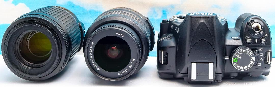 ニコン Nikon D3100⭐️スマホに送れる⭐️ダブルレンズ⭐️安心セット！