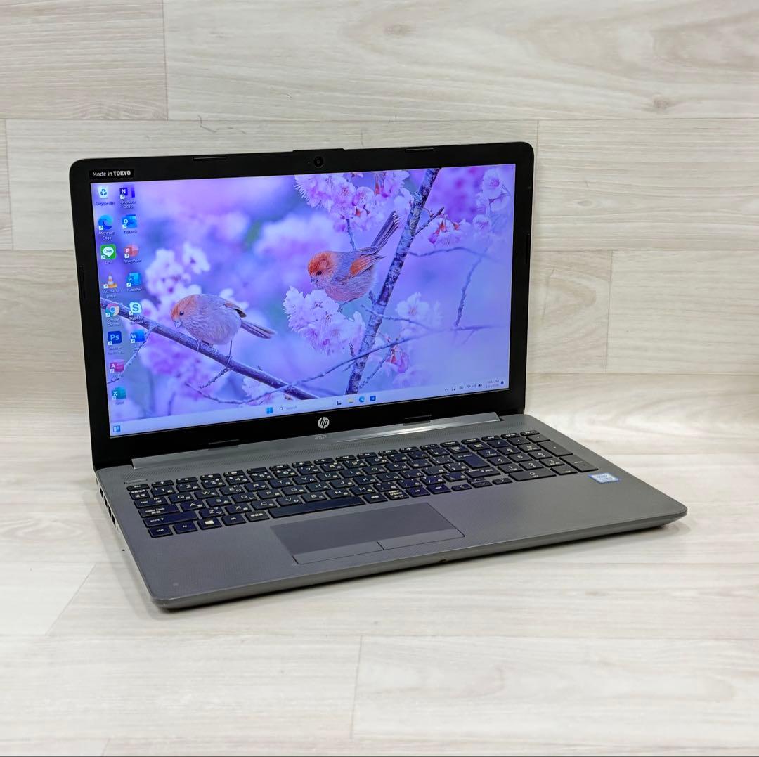 8 世代エイチピーHpノートパソコンメモリー8GB/128GB+HDDカメラあり