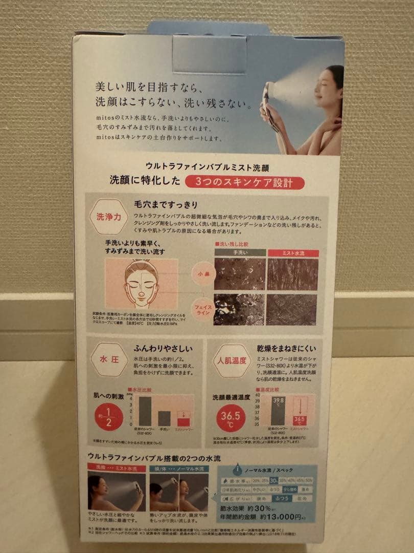 SANEI ウルトラファインバブルミスト洗顔 mitos 新品・未開封