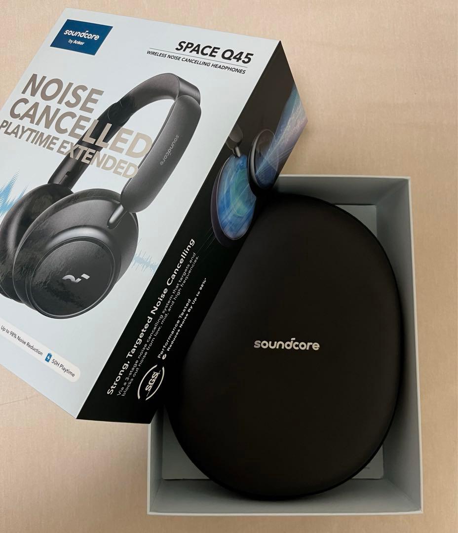 【数回使用のみ】SoundCore Anker space Q45ヘッドホン