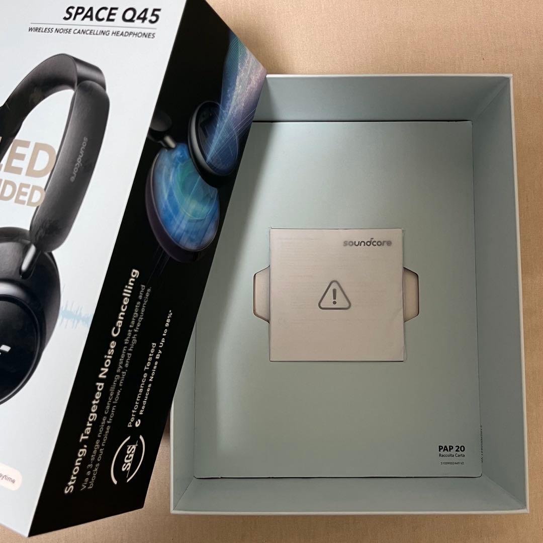 【数回使用のみ】SoundCore Anker space Q45ヘッドホン