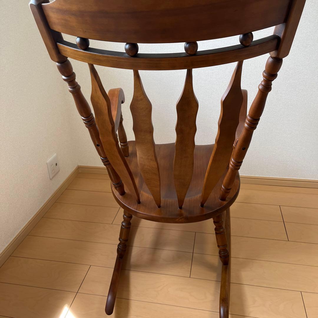 限定値下げ！送料込み　美品　ロッキングチェア　アンティーク　木製　大型