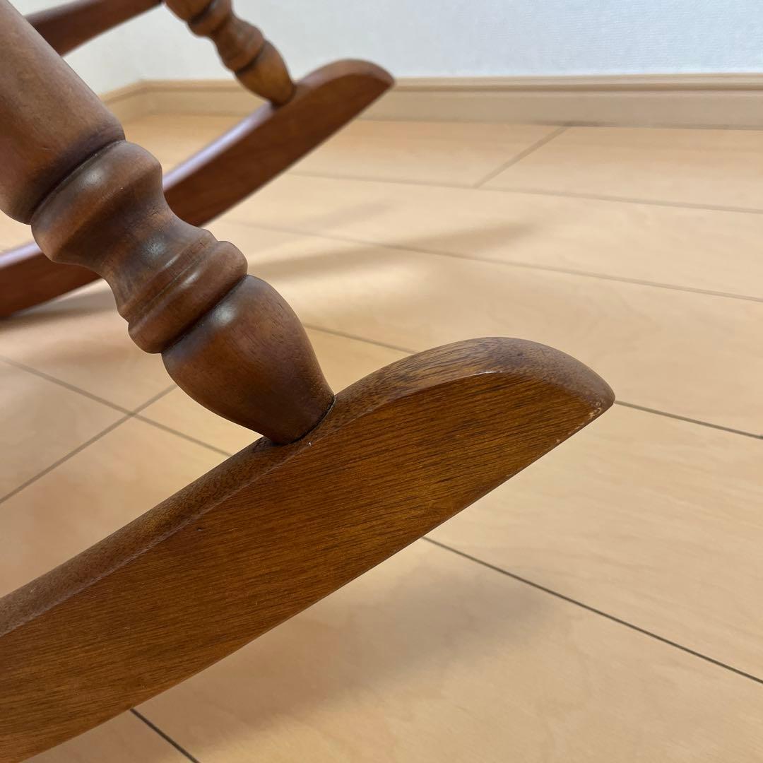 限定値下げ！送料込み　美品　ロッキングチェア　アンティーク　木製　大型