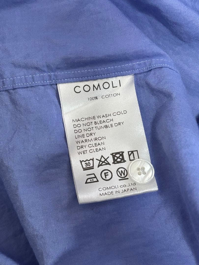 COMOLI コモリシャツ SAX サックス