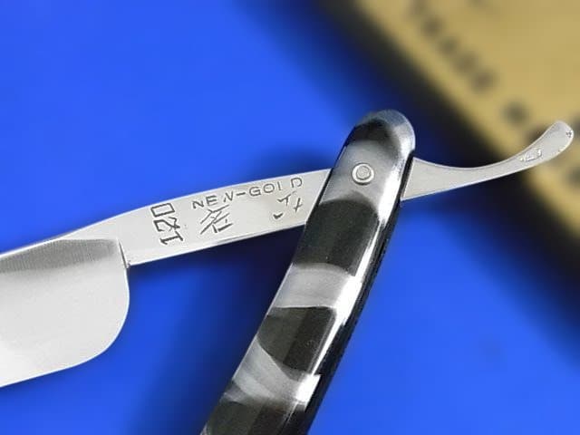 未使用 西洋剃刀 名工 NEW GOLD 120 TOZAKIデラックス剃刀松吉