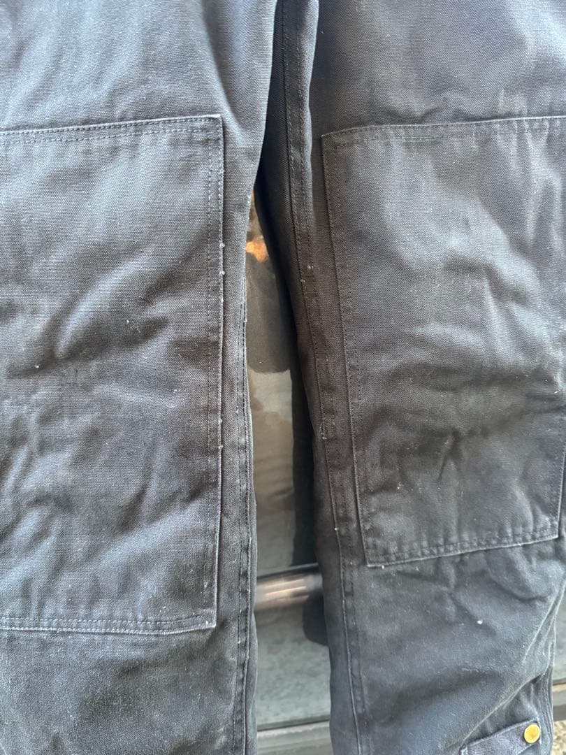 UNCROWD アンクラウド デッキパンツ 黒 Sサイズ　キルティング　バイカー