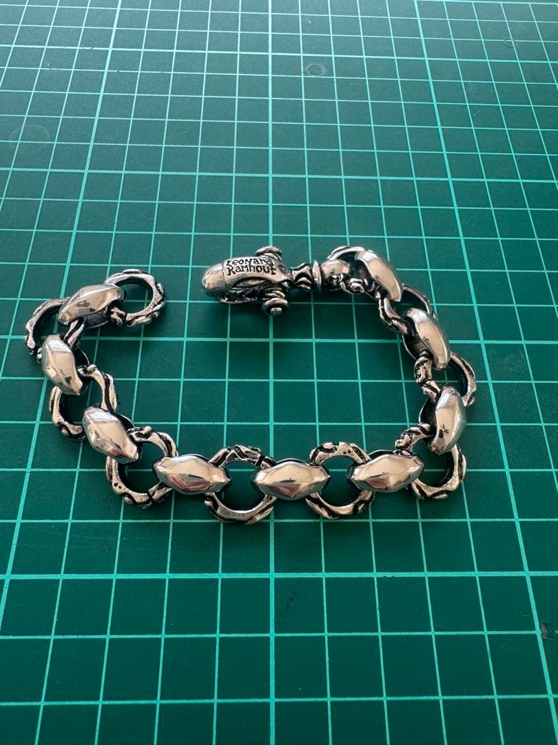 レナードカムホートレプリカ　シルバー チェーンブレスレット