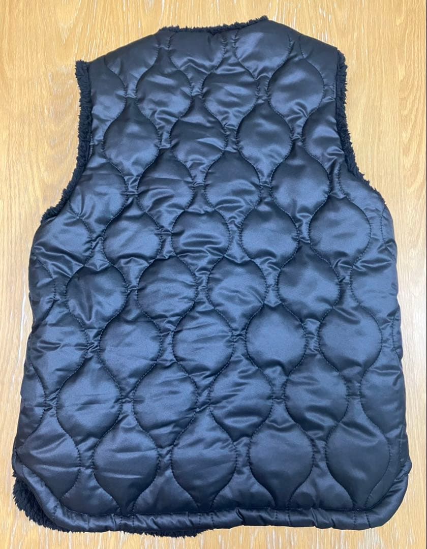 LUGHウォーマーベスト ショート レギュラーフィット ミッドナイトブラック