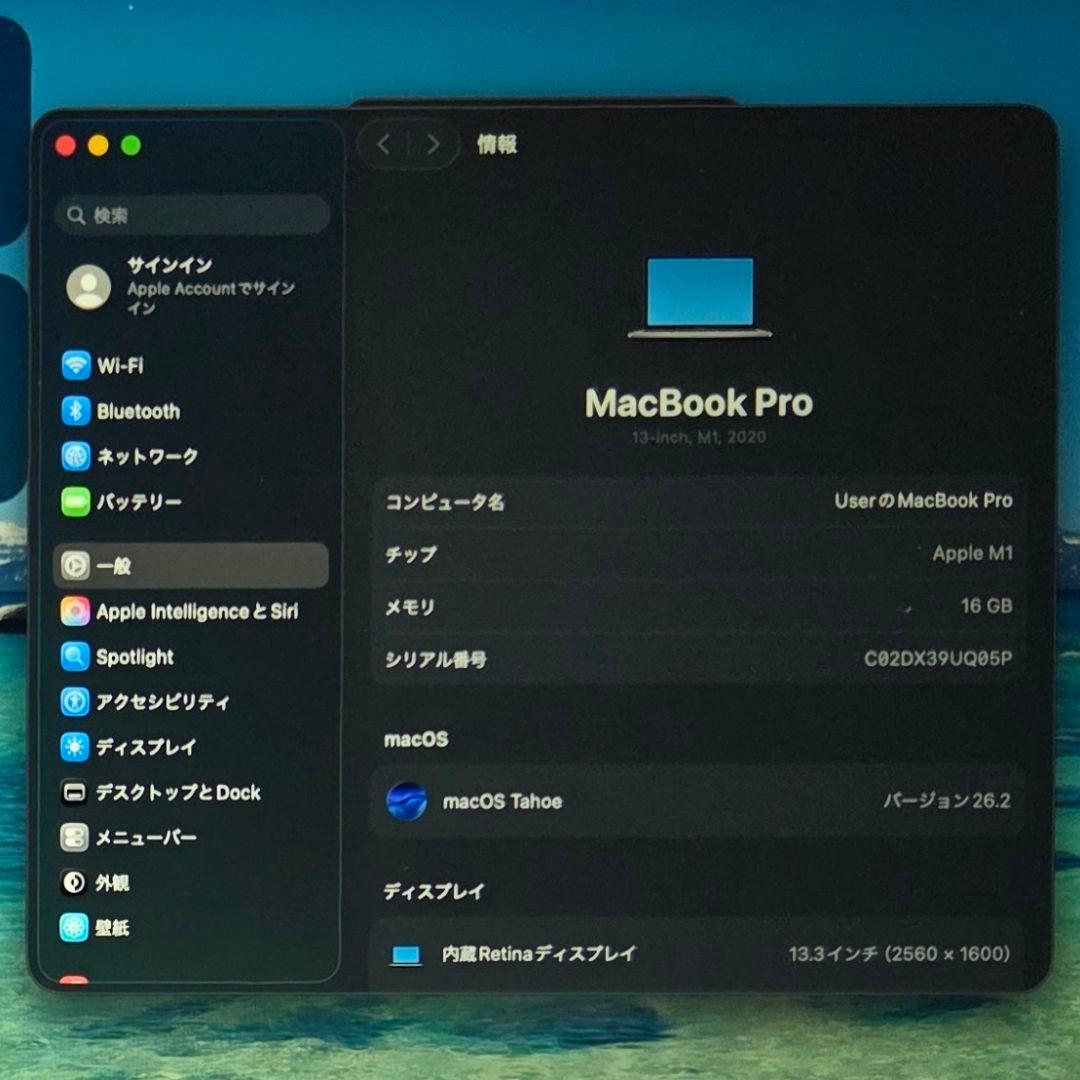 Apple MacBook Pro M1 US配列 タッチバー 16GB 1TB
