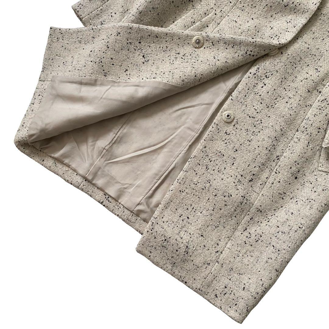 美品 NEMIKA ネミカ ツイード チェスター コート 11 レリアン