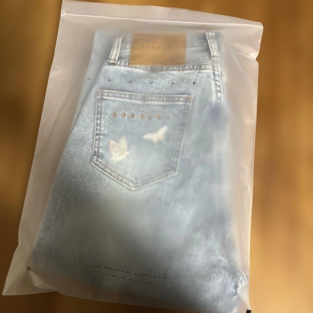 パンツ andmary Navi flare denim S