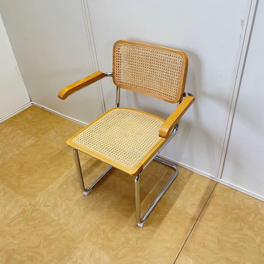 チェスカチェア リプロダクト マルセルブロイヤー アームチェア 椅子 籐 ラタン