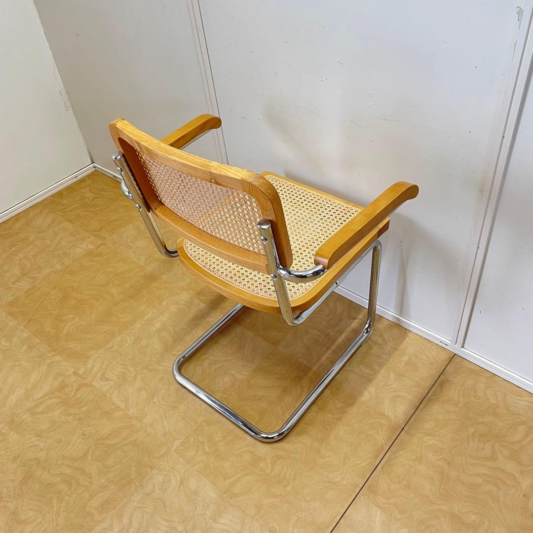 チェスカチェア リプロダクト マルセルブロイヤー アームチェア 椅子 籐 ラタン