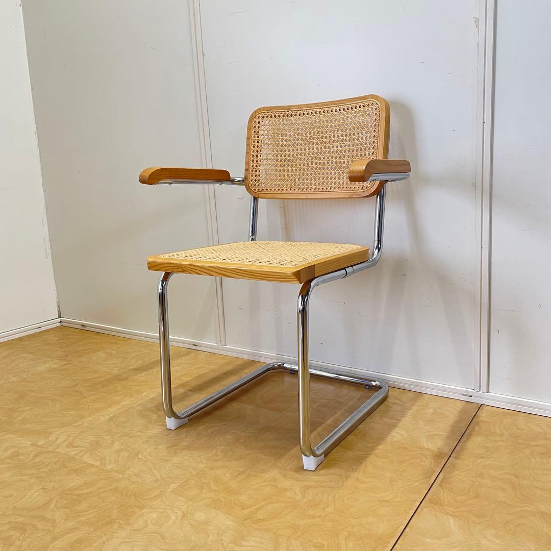 チェスカチェア リプロダクト マルセルブロイヤー アームチェア 椅子 籐 ラタン