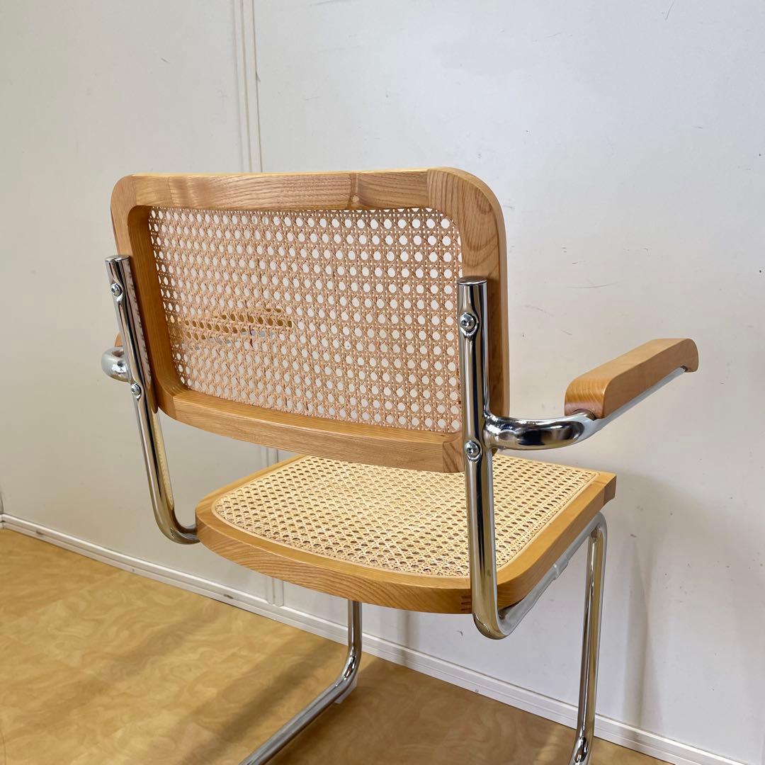 チェスカチェア リプロダクト マルセルブロイヤー アームチェア 椅子 籐 ラタン