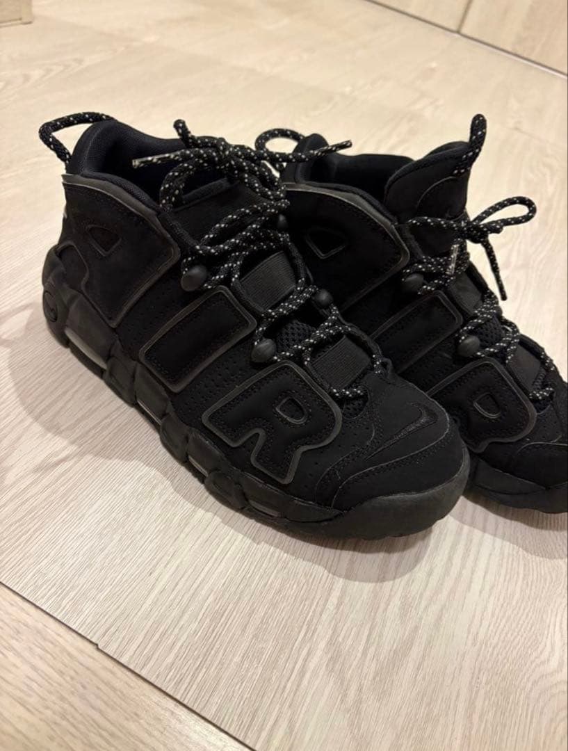 Nike Air More Uptempo ブラック 25センチ