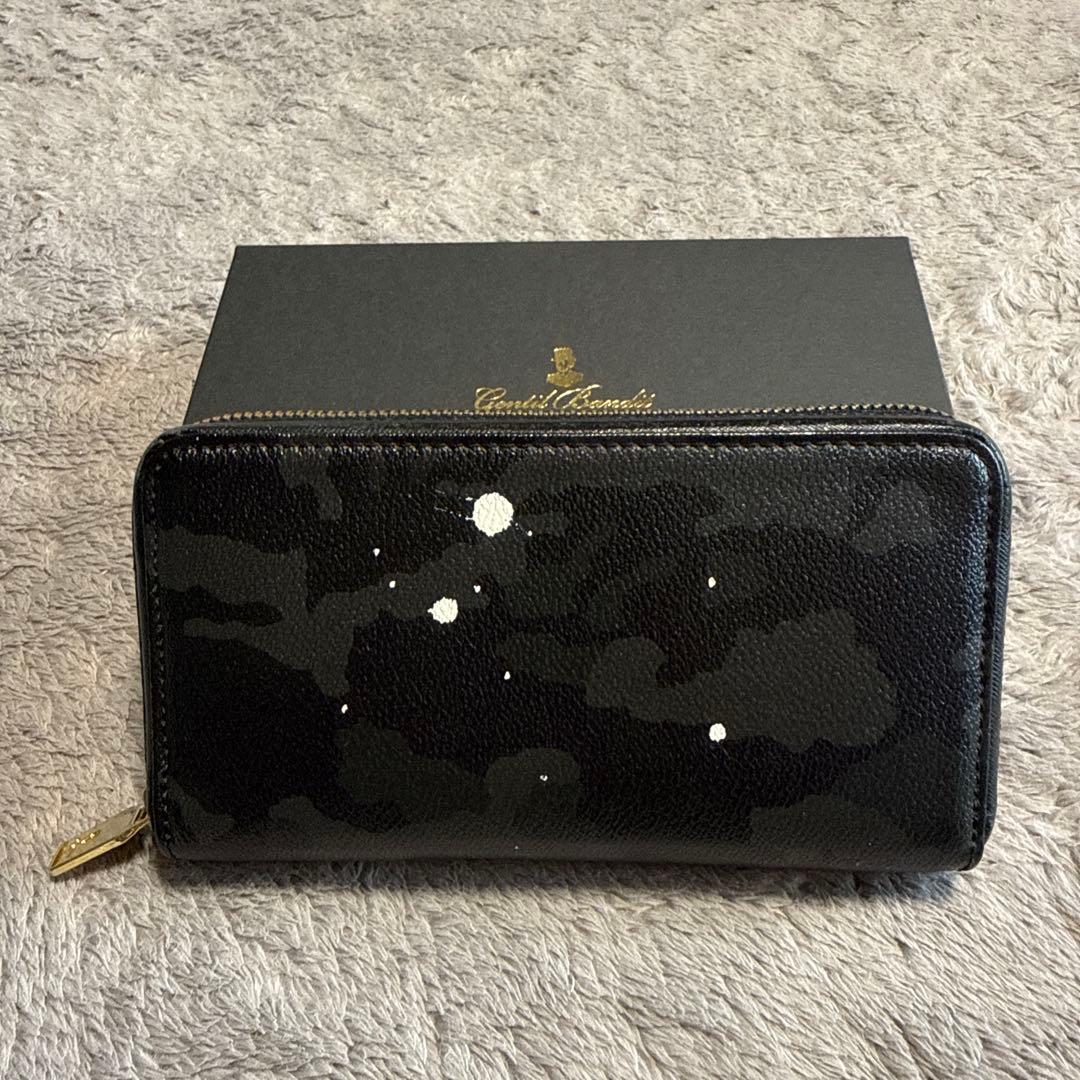 GENTIL BANDIT ブラックカモ　長財布 箱付き