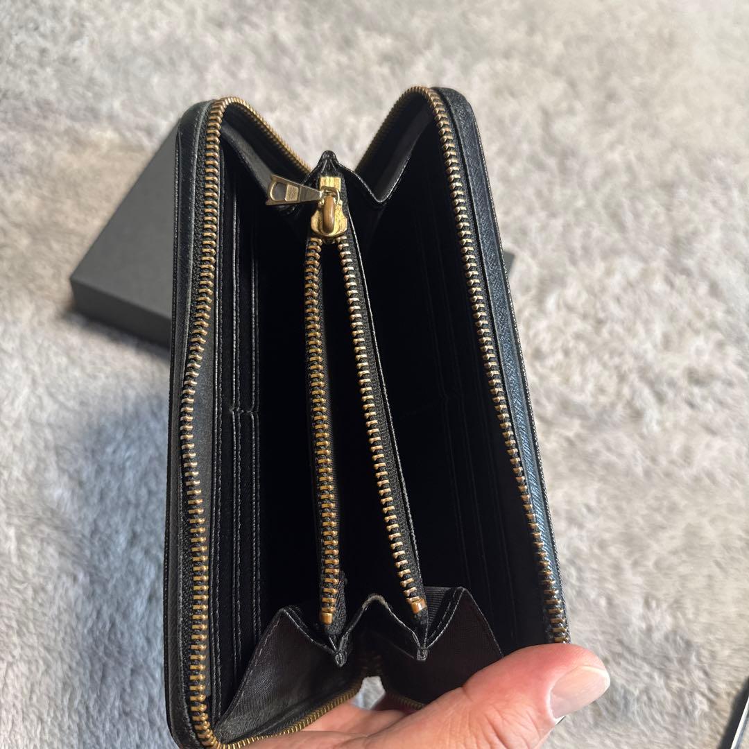 GENTIL BANDIT ブラックカモ　長財布 箱付き