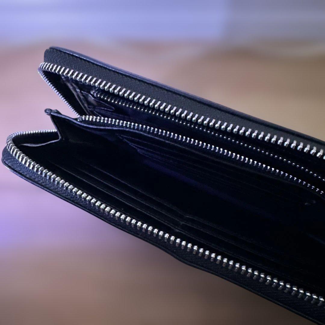 「五等分の花嫁」イタリアン レザー 財布 長財布 YKK ラウンドファスナー