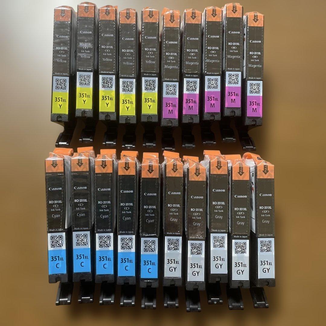 Canon純正　BCI-351XL M C GY Y