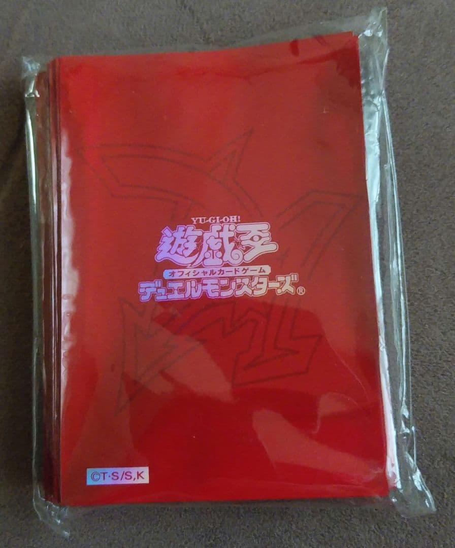 遊戯王 初期 赤 カードスリーブ