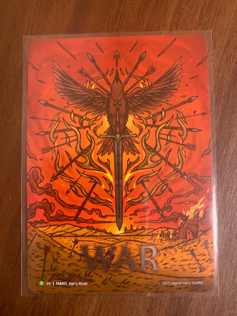 War peace トークン 二枚セット fab flesh and blood