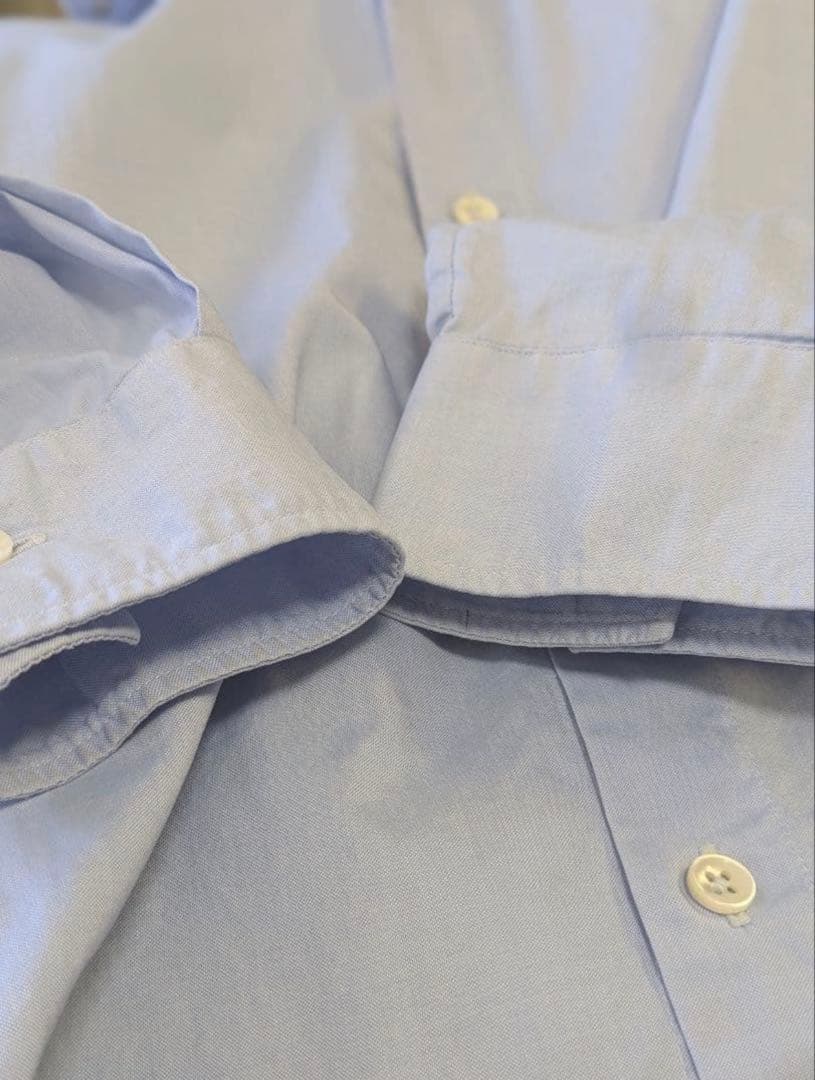 メゾンマルジェラ ワイシャツ 四つタグ 48 サックスブルー