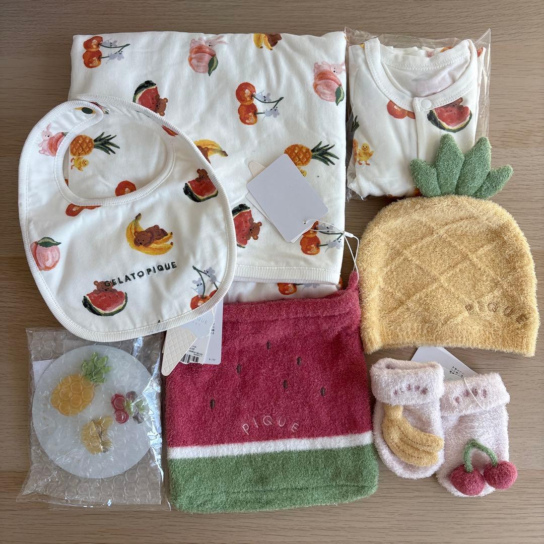 ジェラートピケ　フルーツアニマル