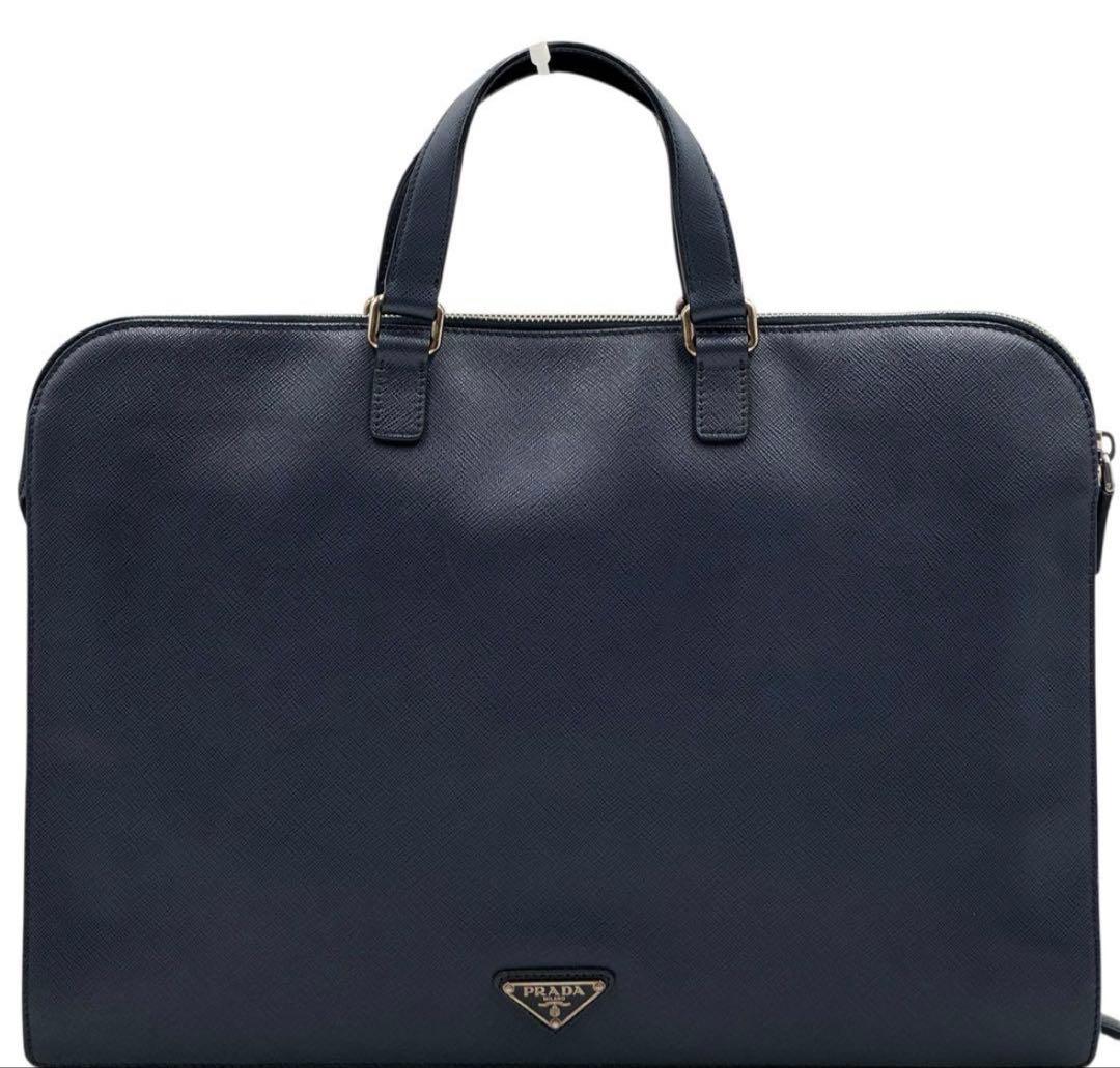【極美品】PRADA プラダ ビジネスバッグ ブリーフケース VR0023