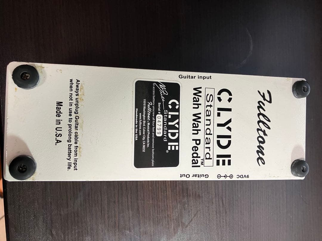 Fulltone CLYDE Standard Wah （やや難あり）