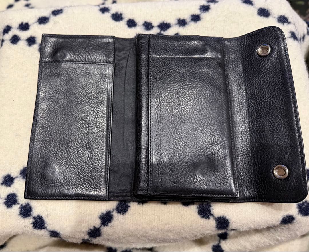 【早い者勝ち】クロムハーツ　CHROME HEARTS ウェーブウォレット　牛革