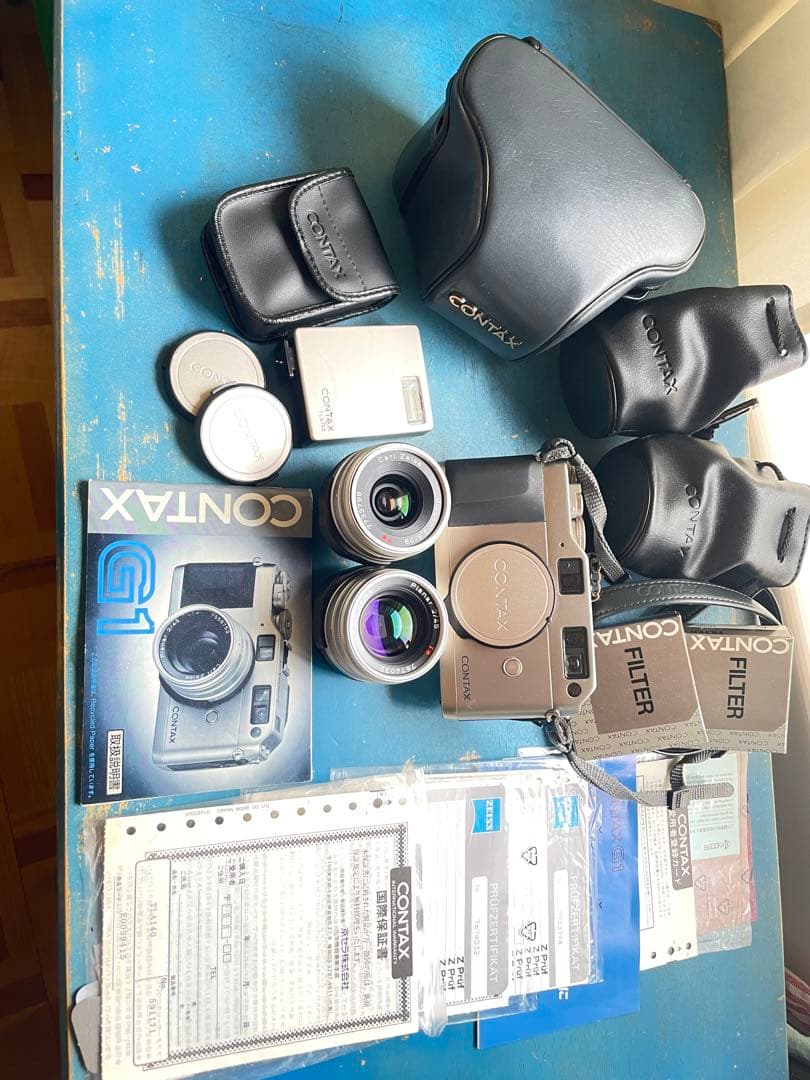 CONTAX G1 + レンズ2本 + フルセット（電池付）