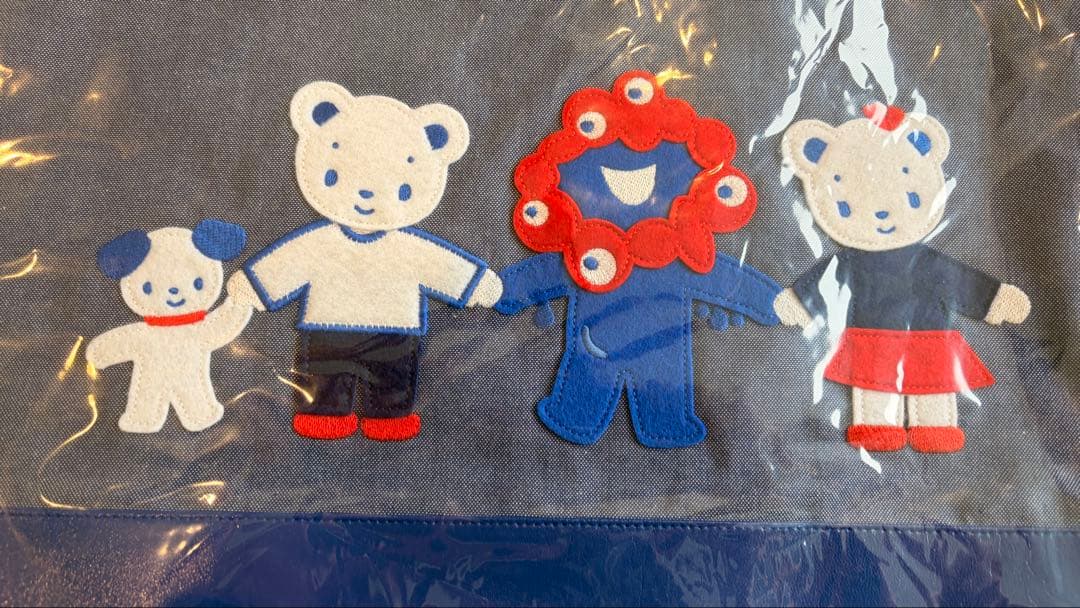 【万博】ミャクミャク　ファミリア　デニムバッグ　コラボ