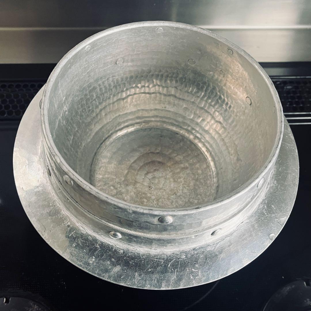 アルミ打ち出し羽釜 釜定木蓋セット