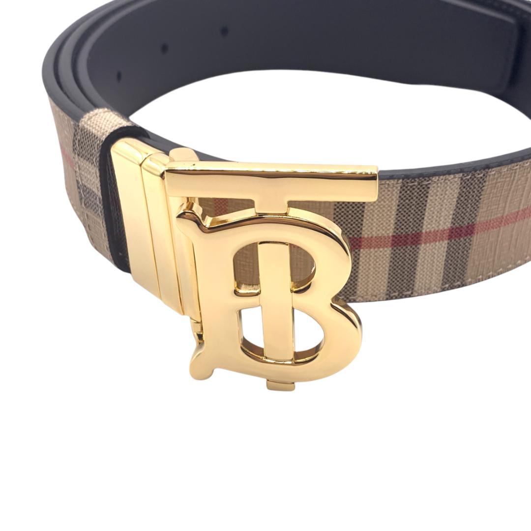 美品★Burberry　バーバリー　ベルト　リバーシブル100-110cm