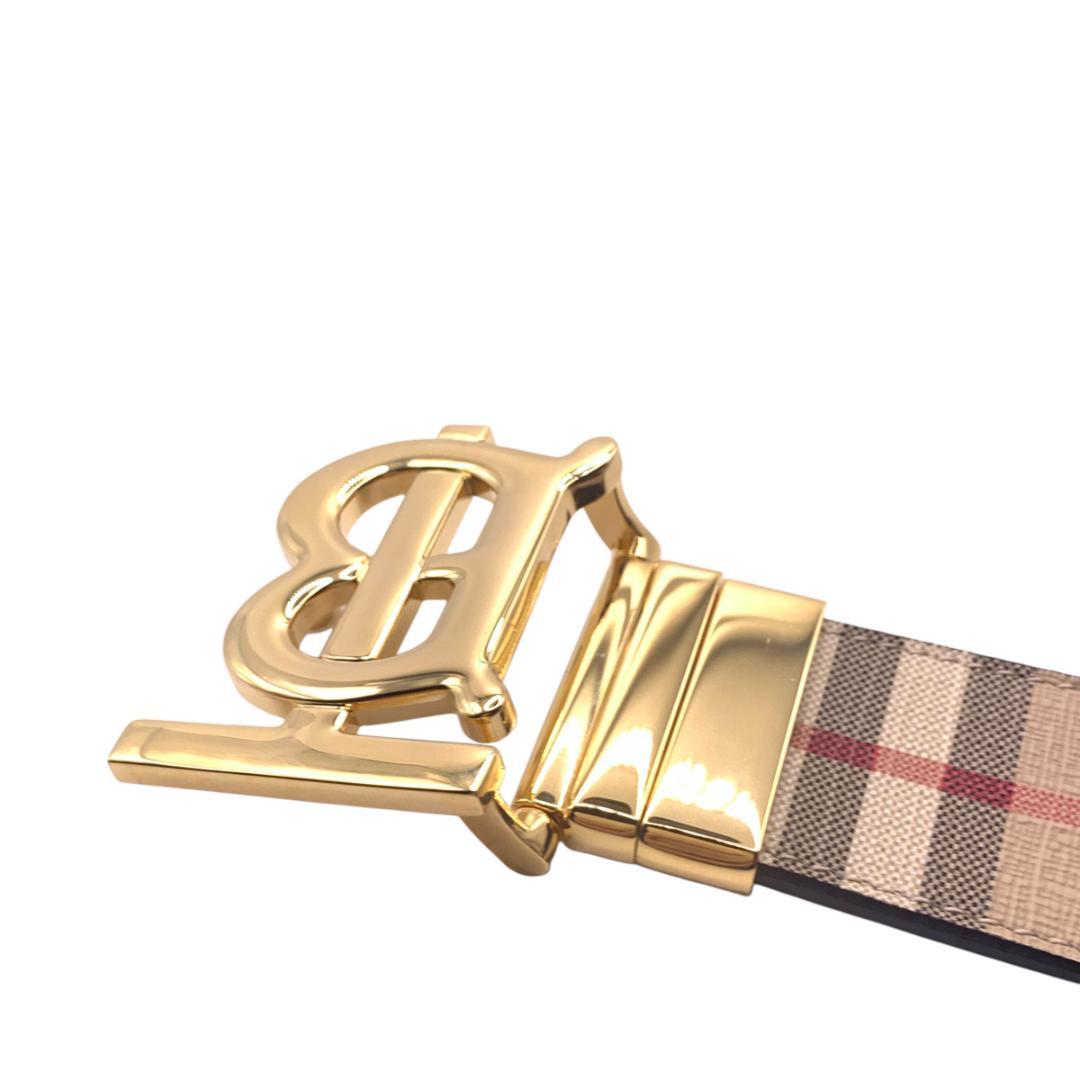 美品★Burberry　バーバリー　ベルト　リバーシブル100-110cm