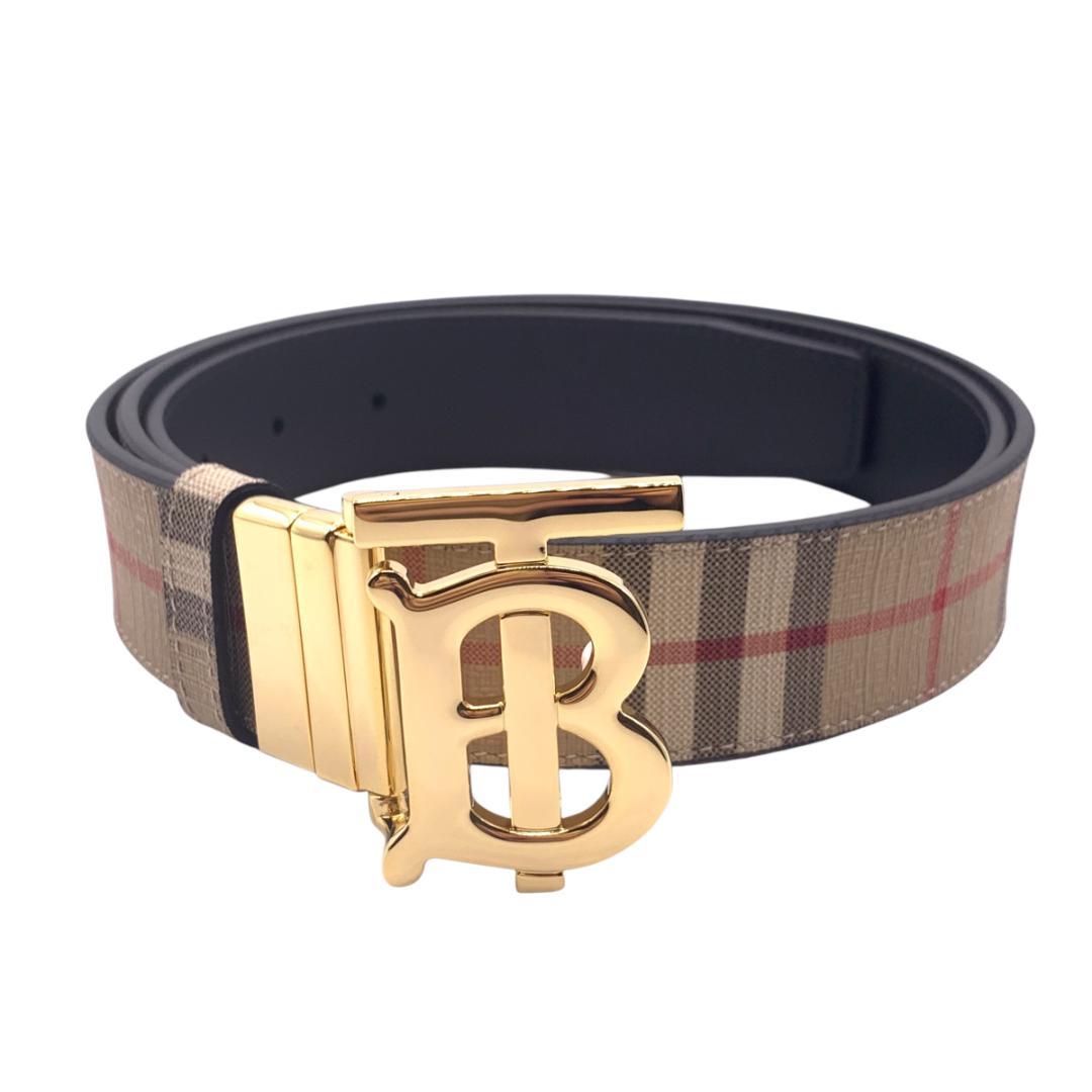 美品★Burberry　バーバリー　ベルト　リバーシブル100-110cm