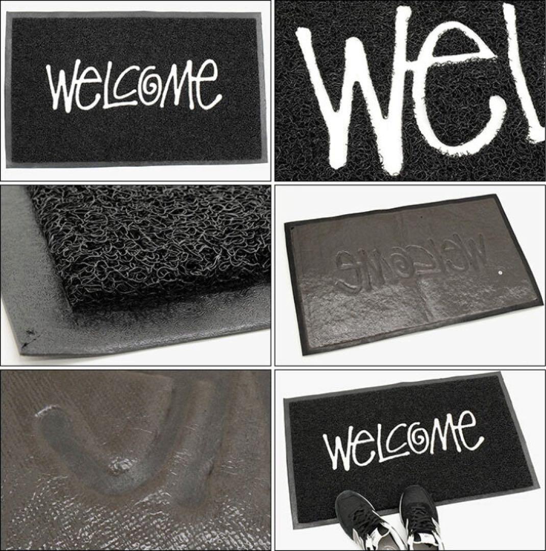 新品★正規品☆STUSSY WELCOME MAT ステューシー マット ラグ