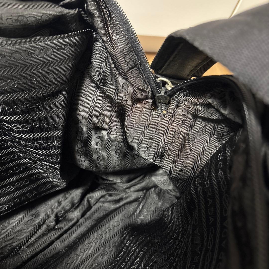 PRADA ブラック ビジネスバッグ　ショルダー付